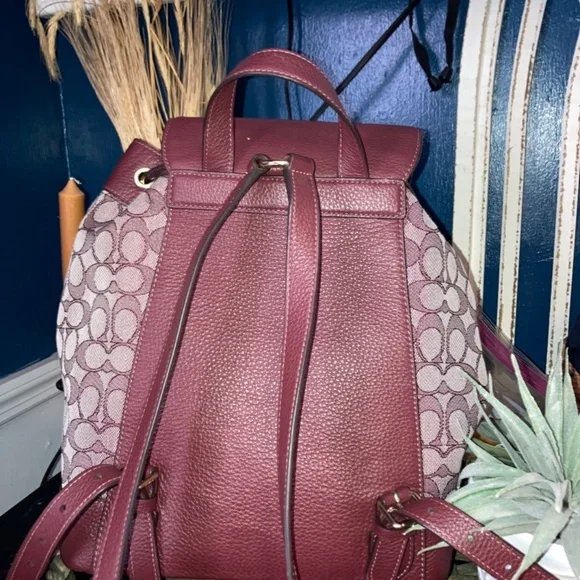 Dempsey drawstring Coach backpack purse - Picture 4 of 5